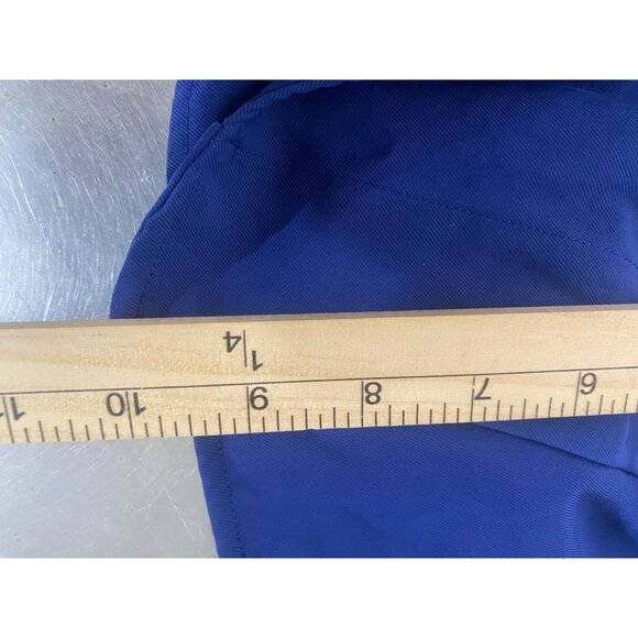 Everlane Wrap Dress Womens Size 2 Royal Blue Sleeveless Midi Casual - Picture 8 of 9